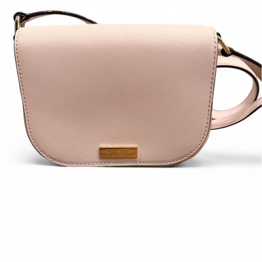 Kate Spade Laurel Way Carsen Blush Pink Saffiano Leather Crossbody